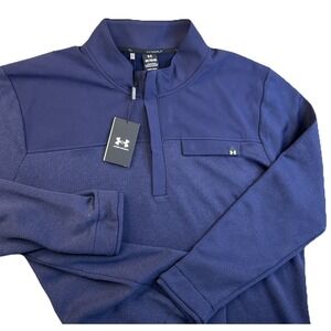 Under Armour Storm Sweater Fleece 1/2 Zip Long Sleeve Sweatshirt Golf Men Sz 2XL